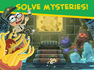 Solve mysteries and take on Quests with Poptropica